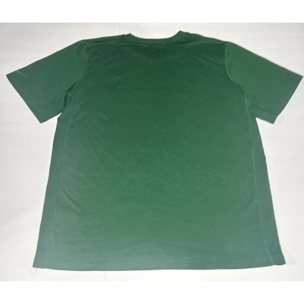 Nike Dri-FIT Men’s Medium Green Short Sleeve Crew Neck Graphic Tee “Just Do It”